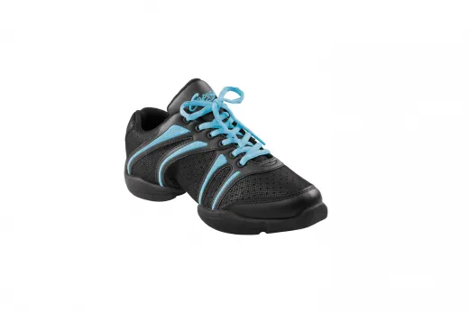 Capezio Sneaker DS30 Bolt Schwarz ice blau Tanzsneaker Restposten