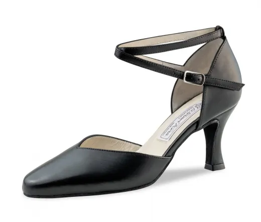 Werner Kern Damen Tanzschuhe Betty schwarz mit 6,5cm Absatz