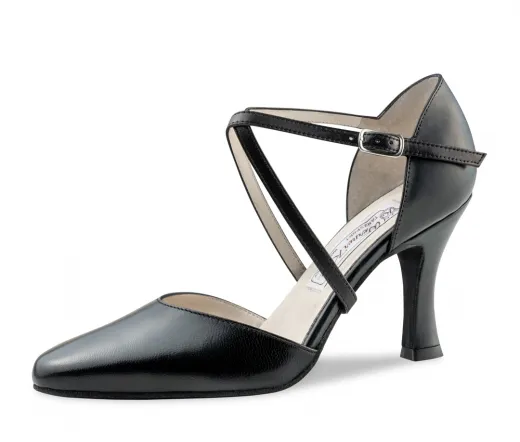 Werner Kern Damen Tanzschuhe Patty schwarz mit 8cm Absatz